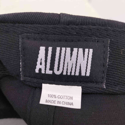 alumni 刺繍ロゴ 6パネルキャップ メンズ