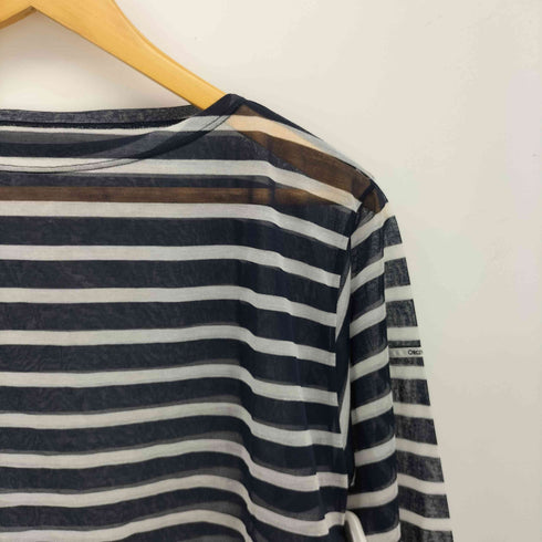 オーシバル ORCIVAL シースルーボートネックロングスリーブ レディース 2