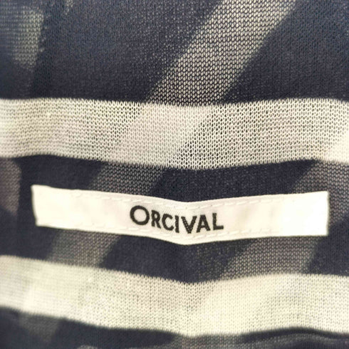 オーシバル ORCIVAL シースルーボートネックロングスリーブ レディース 2