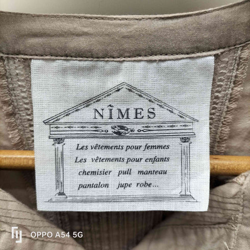ニーム NIMES ピンタックシャツワンピース レディース