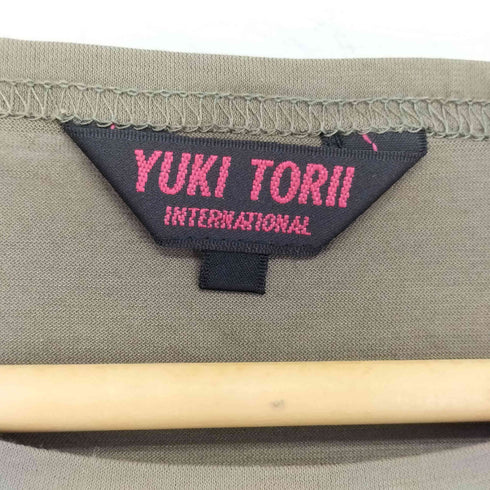 ユキトリイ YUKI TORII デザインプリント Tシャツ レディース