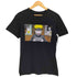 両面アニメプリントクルーネックTシャツ メンズ S