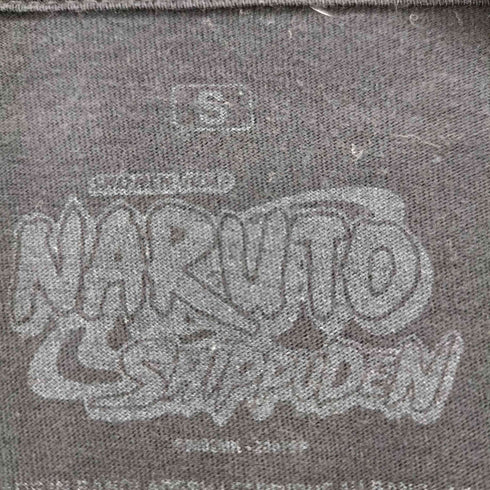 両面アニメプリントクルーネックTシャツ メンズ S