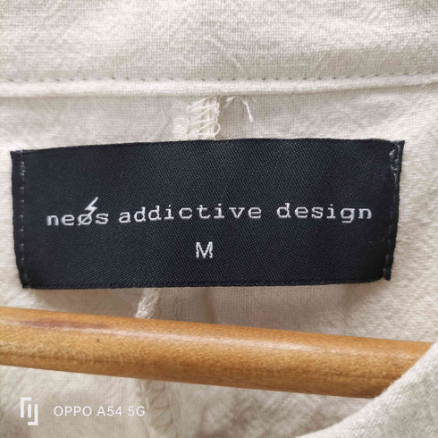 ネオス NEOS ADDICTIVE DESIGN ビッグシルエット カンフーシャツ メンズ JPN:M