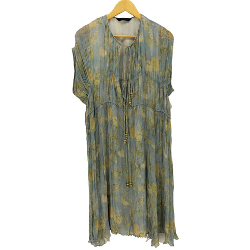 ザラ ZARA ZW COLLECTION プリント柄ワンピース レディース import:XS