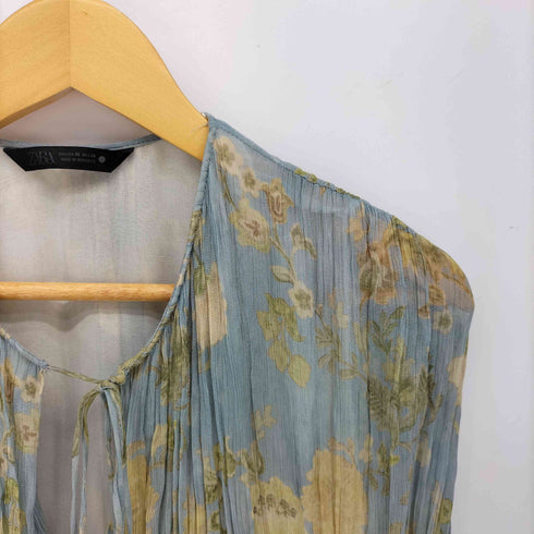 ザラ ZARA ZW COLLECTION プリント柄ワンピース レディース import:XS