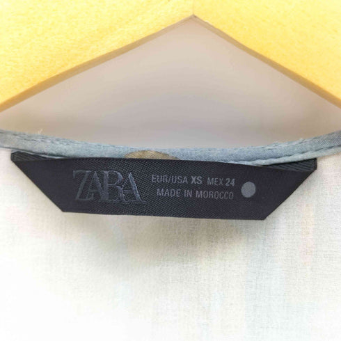 ザラ ZARA ZW COLLECTION プリント柄ワンピース レディース import:XS