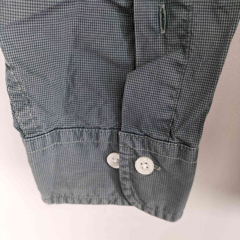 ブルックスブラザーズレッドフリース BROOKS BROTHERS REDFLEECE コットン100 ロゴ刺繍 チェック ボタンダウン L/S シャツ メンズ import:L