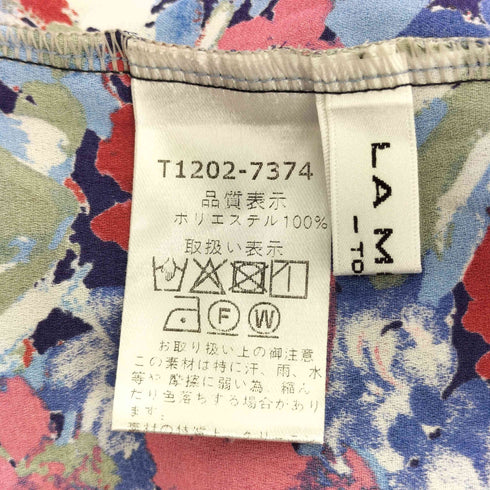 la monet フラワープリントワンピース レディース