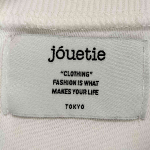 ジュエティ jouetie アニメプリント&刺繍クルーネックTシャツ レディース M