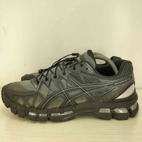 アシックス ASICS GEL-KAYANO 20 OBSIDIAN GREY BLACK ローカット スニーカー メンズ JPN:27