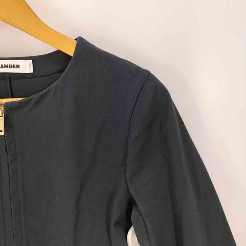 ジルサンダー JIL SANDER ジップアップノーカラーワンピース レディース 34
