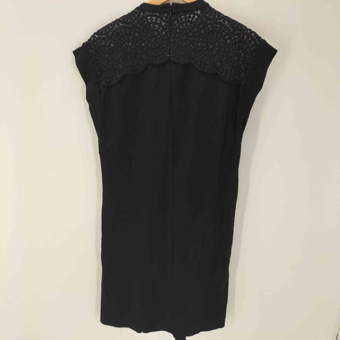 ステラマッカートニー STELLA McCARTNEY ショルダーレースワンピース エンブロイダリー レディース 36
