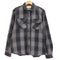アルカルザ ALCARZA HEAVY FLANNEL チェック フラップポケット ヘビーウェイト ネルシャツ メンズ import:L