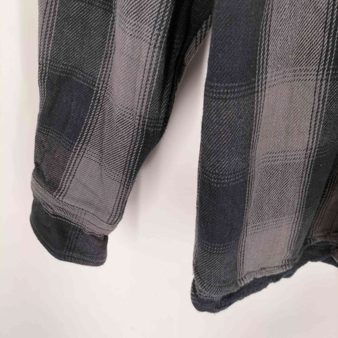アルカルザ ALCARZA HEAVY FLANNEL チェック フラップポケット ヘビーウェイト ネルシャツ メンズ import:L