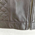 adress lamb leather ラムレザー キルティング切替ノーカラーレザージャケット レディース 9