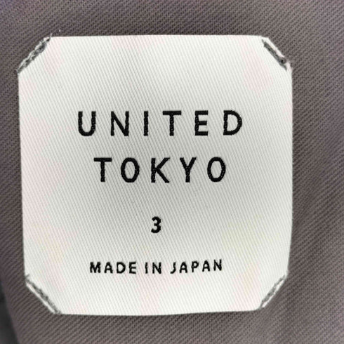 ユナイテッドトウキョウ UNITED TOKYO マルチストレッチサイドゴムスラックス メンズ JPN:3