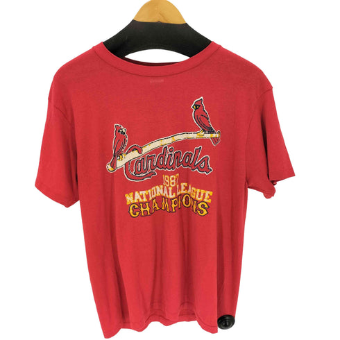 チャンピオン Champion 80S USA製 トリコタグ ベースボールチーム1987年優勝記念Tシャツ メンズ XL