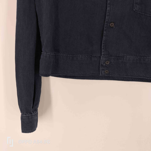 ザラ ZARA JEANS-OVERSHIRT AUS LEICHTEM DENIM ライト デニム シャツ ジャケット メンズ import:S