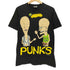 STANLEY DESANTIS 90S USA製 MTVS BEAVIS AND BUTT HEAD PUNKS プリント コピーライト1995 袖シングルステッチ S/S クルーネックTシャツ メンズ import:M