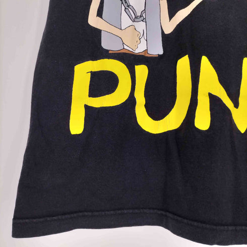 STANLEY DESANTIS 90S USA製 MTVS BEAVIS AND BUTT HEAD PUNKS プリント コピーライト1995 袖シングルステッチ S/S クルーネックTシャツ メンズ import:M