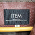 ITEM pig leather ピッグレザー クロコ型押し ジップレザージャケット レディース M