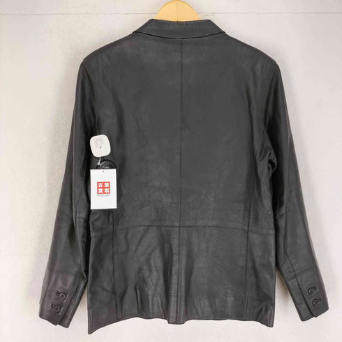 ギャップ Gap GENUINE LEATHER 本革 4Bテーラードジャケット レディース M