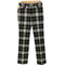 バーバリーロンドン BURBERRY LONDON センタープレス ストレート チェック パンツ レディース JPN:36