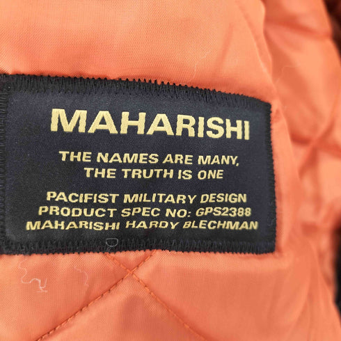 マハリシ MAHARISHI 裏地キルティング UPCYCLED FLIGHT KIMONO JACKET メンズ import:M