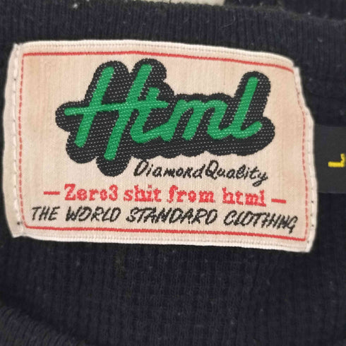 Html 半袖サーマルTシャツ メンズ L