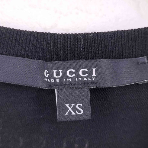 グッチ GUCCI バックロゴプリント 半袖カットソー レディース XS