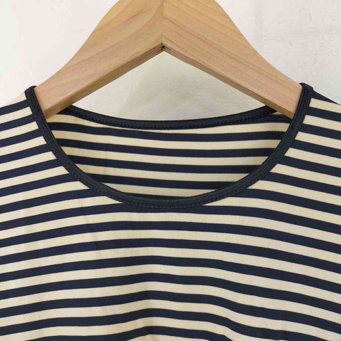 レーヨン ボーダー 半袖カットソー casual レディース M