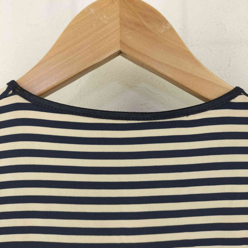 レーヨン ボーダー 半袖カットソー casual レディース M