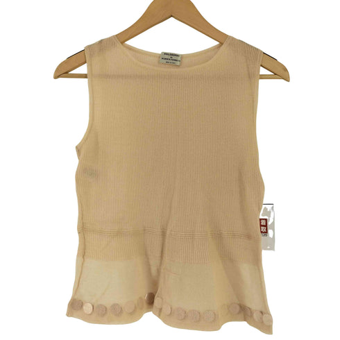 PHILOSOPHY DI ALBERTA FERRETTI ノースリーブ シアー ニット elegance レディース XS