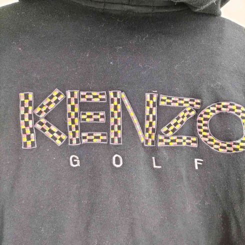 ケンゾーゴルフ KENZO GOLF 90S ロゴ刺繍 ジップアップパーカー メンズ JPN:2