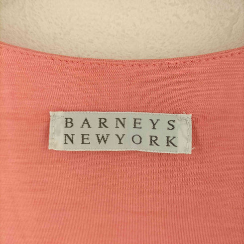 バーニーズニューヨーク BARNEYS NEWYORK リヨセル シルク混 半袖 ラウンドネックカットソー レディース 38