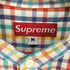 シュプリーム Supreme OLD 紙タグ バンドカラーリメイク 半袖シャツ メンズ import:M