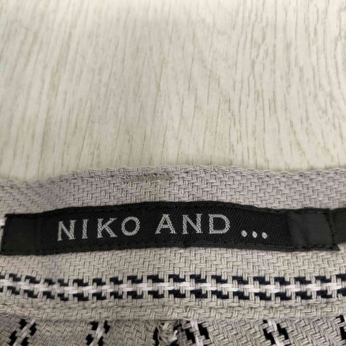ニコアンド niko and... ヘビーツイル ストライプ テーパードパンツ メンズ M