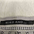 ニコアンド niko and... ヘビーツイル ストライプ テーパードパンツ メンズ M