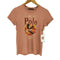 ラルフローレン RALPH LAUREN グラフィックプリント クルーネックTシャツ レディース import:M