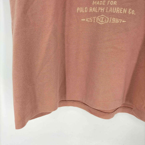 ラルフローレン RALPH LAUREN グラフィックプリント クルーネックTシャツ レディース import:M