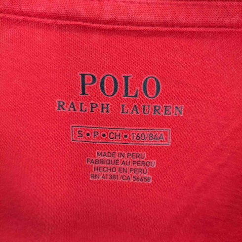 ポロラルフローレン POLO RALPH LAUREN ビックポニープリント クルーネックTシャツ レディース import:S 160/84a