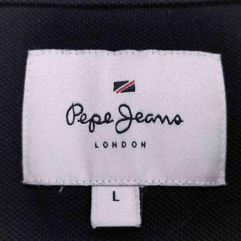 PEPE JEANS スタンドカラー ポロシャツ import メンズ L