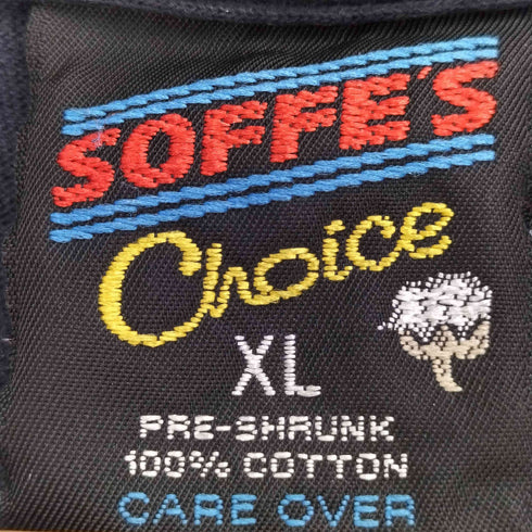 90S SO FFES CHOICEボディ UNITED STATES MARINE CORPS ロゴプリント 袖シングルステッチ S/S クルーネック Tシャツ メンズ import:XL