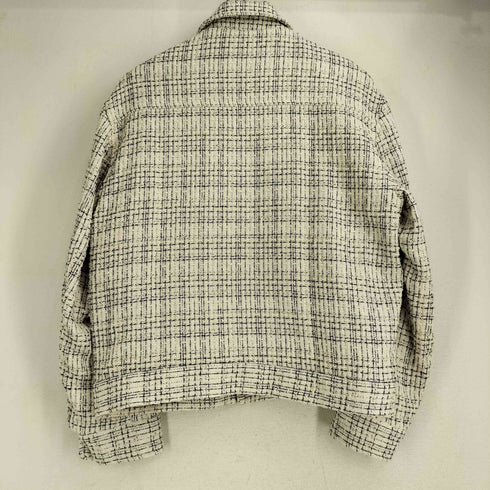 ザラ ZARA ツイードジャケット メンズ import:M