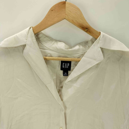 ギャップ Gap L/S サテンシャツ レディース import:XS