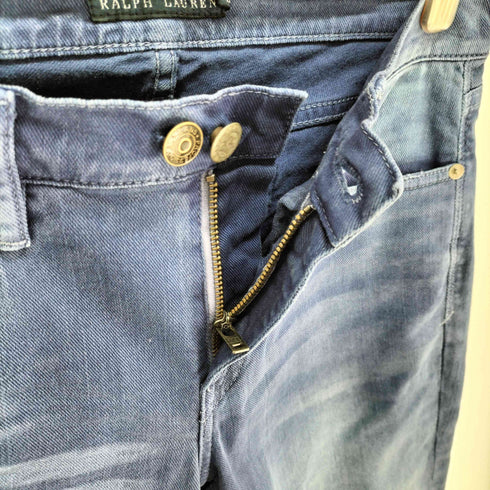 ラルフローレン RALPH LAUREN USED加工 ストレッチ ストレートデニムパンツ メンズ 28