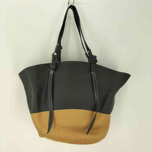 ザラ ZARA ツートンカラー カゴバッグ レディース
