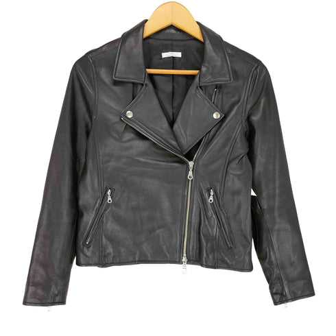 アイテムズアーバンリサーチ ITEMS URBAN RESEARCH lamb leather ラムレザーダブルライダースジャケット レディース S