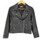 アイテムズアーバンリサーチ ITEMS URBAN RESEARCH lamb leather ラムレザーダブルライダースジャケット レディース S